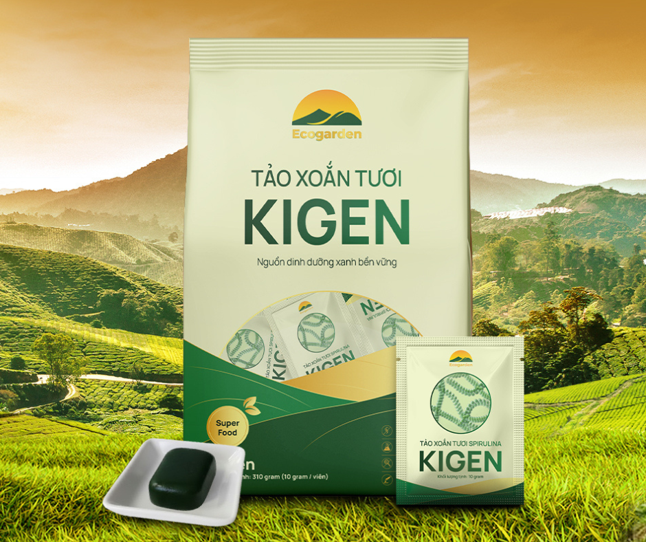 Sản phẩm tảo xoắn tươi Kigen